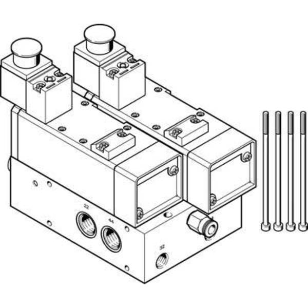 Festo Sub-Base VABP-S1-2V1G-G38-2M-A1 VABP-S1-2V1G-G38-2M-A1